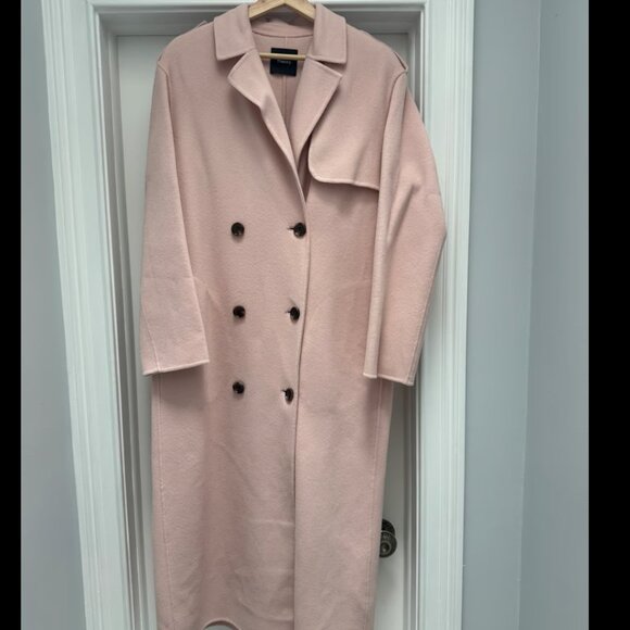 Theory DB Overcoat New Blush New Divide Size S - Picture 3 of 8